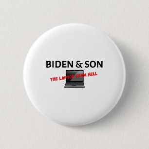 Badge Rond 5 Cm Vêtements anti-Biden pro-Trump L'ordinateur portab