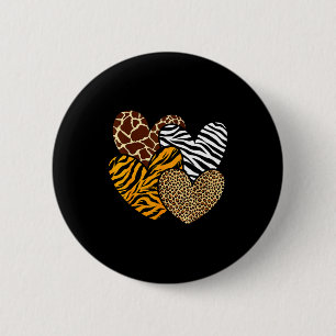 Badge Rond 5 Cm Vêtements fille imprimé animal enfants guépard léo