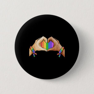 Badge Rond 5 Cm Vêtements gay pride LGBT Arc-en-ciel Mois de la f