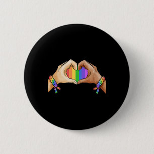Badge Rond 5 Cm Vêtements gay pride LGBT Arc-en-ciel Mois de la fi