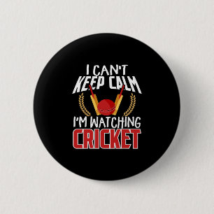 Badge Rond 5 Cm Vêtements pour fans de cricket Joueur de cricket p