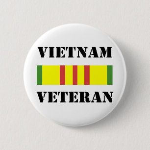 Badge Rond 5 Cm vétéran du Vietnam