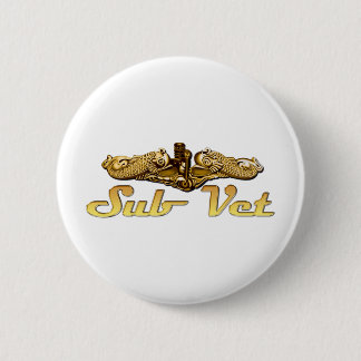 Badge Rond 5 Cm Vétéran submersible