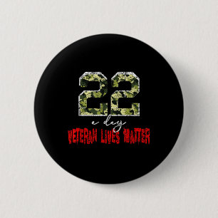 Badge Rond 5 Cm Vétéran Vit Sensibilisation au suicide Vétérinaire