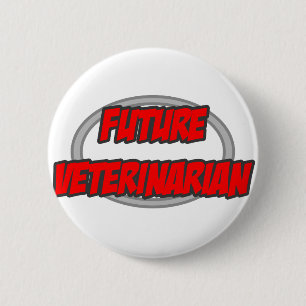 Badge Rond 5 Cm Vétérinaire futur