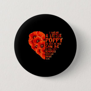 Badge Rond 5 Cm Vétérinaire Jour de peur que nous oublions la fleu