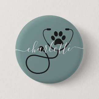Badge Rond 5 Cm Vétérinaire vétérinaire sur mesure Vétérinaire ass
