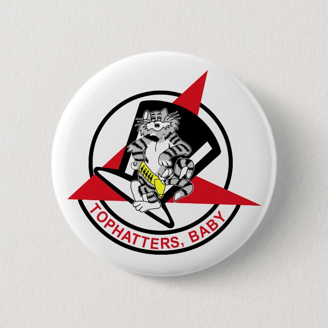 Badge Rond 5 Cm VF-14 Tophatters (Devant)