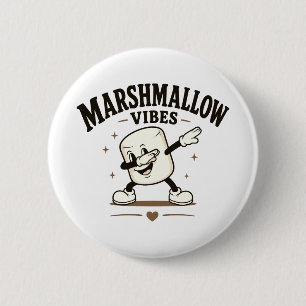 Badge Rond 5 Cm Vibes de marshmallow