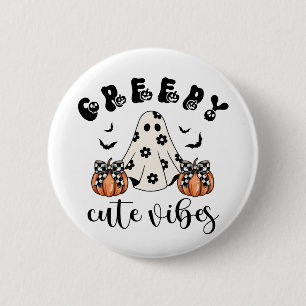Badge Rond 5 Cm Vibrations Mignonnes et Flirt Crépusculaires Hallo