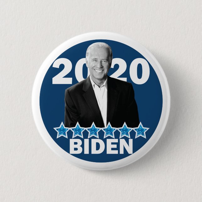 Badge Rond 5 Cm Vice-président Joe Biden - Candidat démocrate 2020 (Devant)