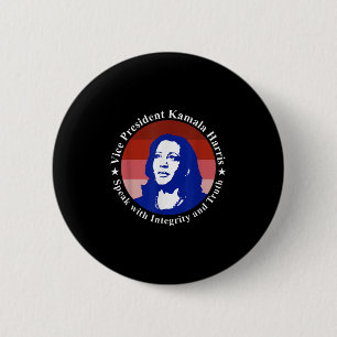 Badge Rond 5 Cm Vice-président Kamala Harris, Jour de l'investitur