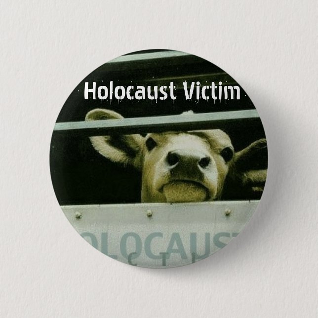 Badge Rond 5 Cm Victime d'holocauste (Devant)