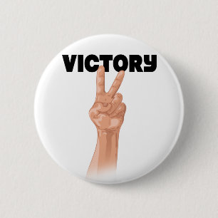 Badge Rond 5 Cm Victoire