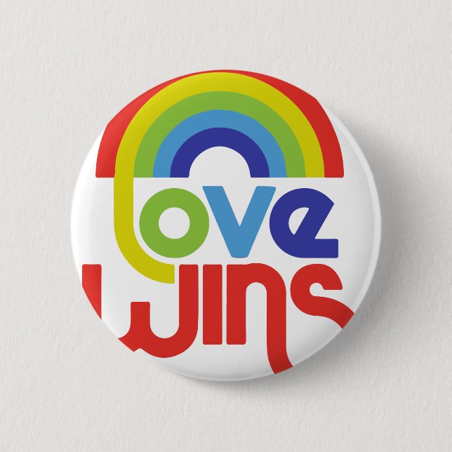 Badge Rond 5 Cm Victoires d'amour (Devant)