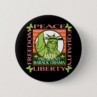 BADGE ROND 5 CM VICTOIRES DE BARACK OBAMA !