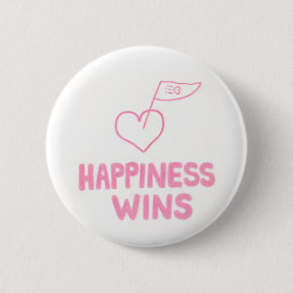 Badge Rond 5 Cm Victoires de bonheur