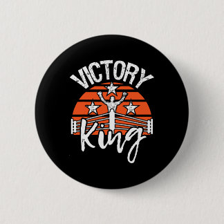 Badge Rond 5 Cm Victory King - Boxing Lover Gym Boxer Kickboxing K