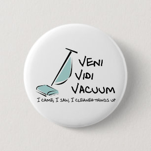 Badge Rond 5 Cm Vide de Veni Vidi