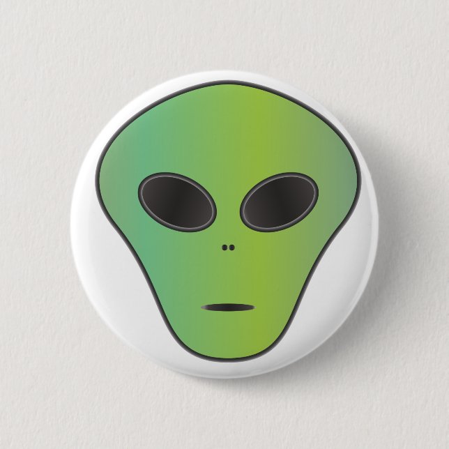 Badge Rond 5 Cm Vie extraterrestre (Devant)