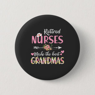 Badge Rond 5 Cm Vie infirmière Infirmière Retraitée Les Meilleur