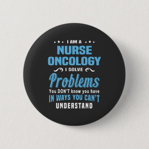 Badge Rond 5 Cm Vie infirmière Oncologie infirmière