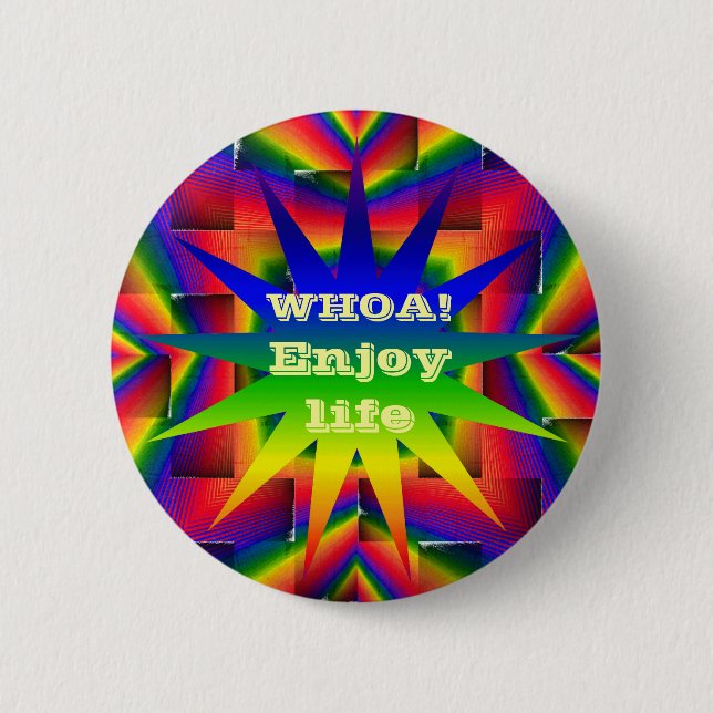 Badge Rond 5 Cm Vie, QUOI ! (Devant)