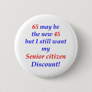 Badge Rond 5 Cm Vieillard 65