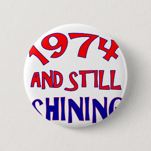 Badge Rond 5 Cm vieilles conceptions de l'anniversaire 40years