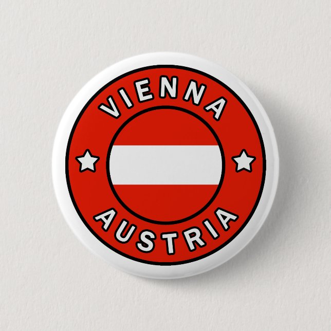 Badge Rond 5 Cm Vienne Autriche (Devant)
