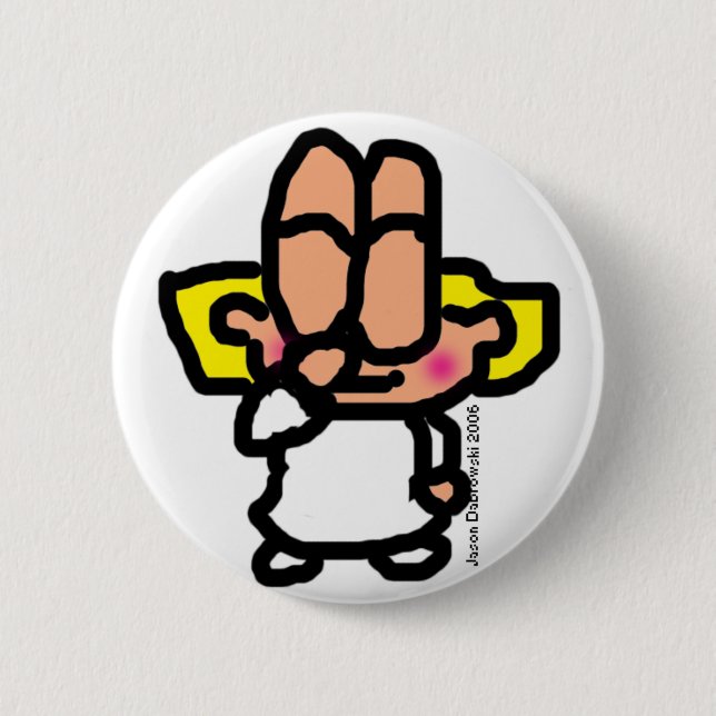 Badge Rond 5 Cm Vierge (Devant)