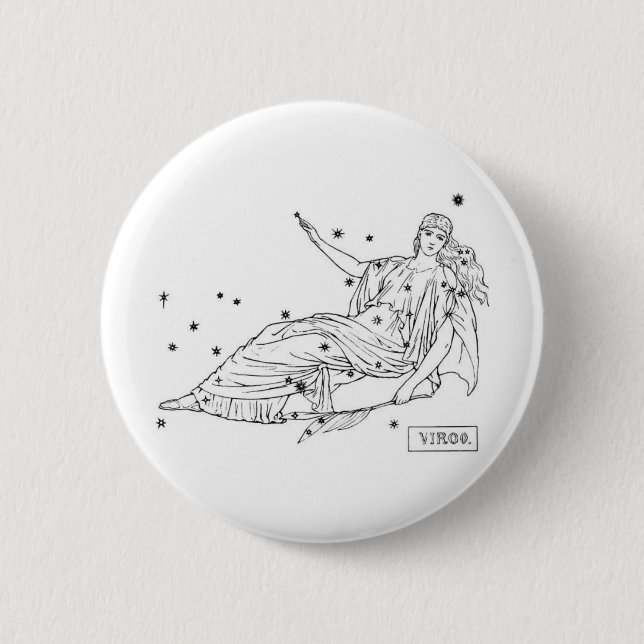 Badge Rond 5 Cm Vierge (Devant)