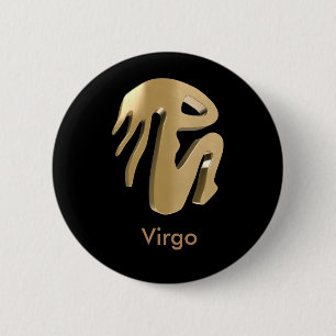Badge Rond 5 Cm Vierge, Vergine