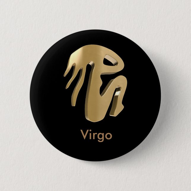 Badge Rond 5 Cm Vierge, Vergine (Devant)