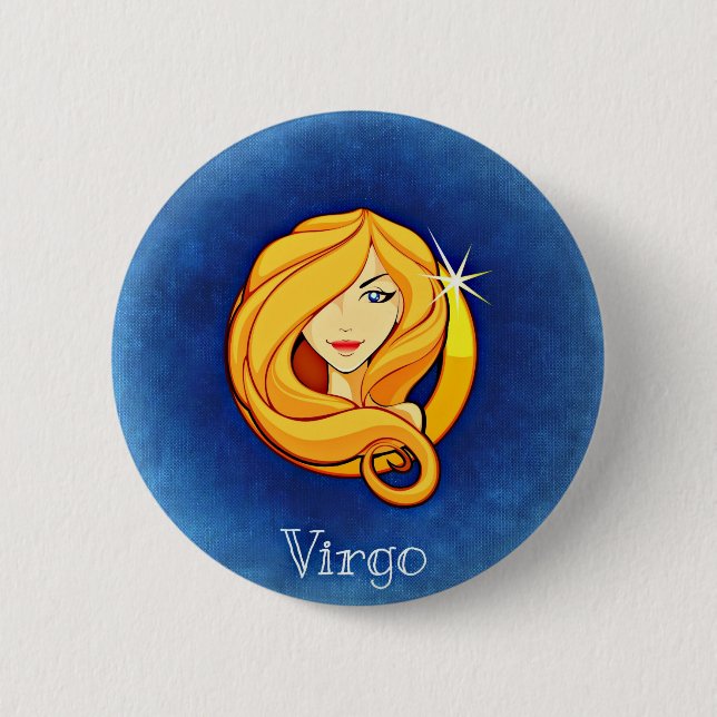 Badge Rond 5 Cm Vierge, Vergine (Devant)