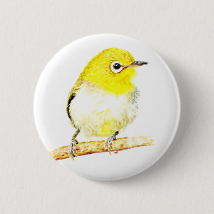 Badge Rond 5 Cm Viero jaune