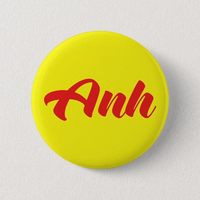 Badge Rond 5 Cm Vietnamese Brother - Anh ~ Tiếng Việt Language (Devant)
