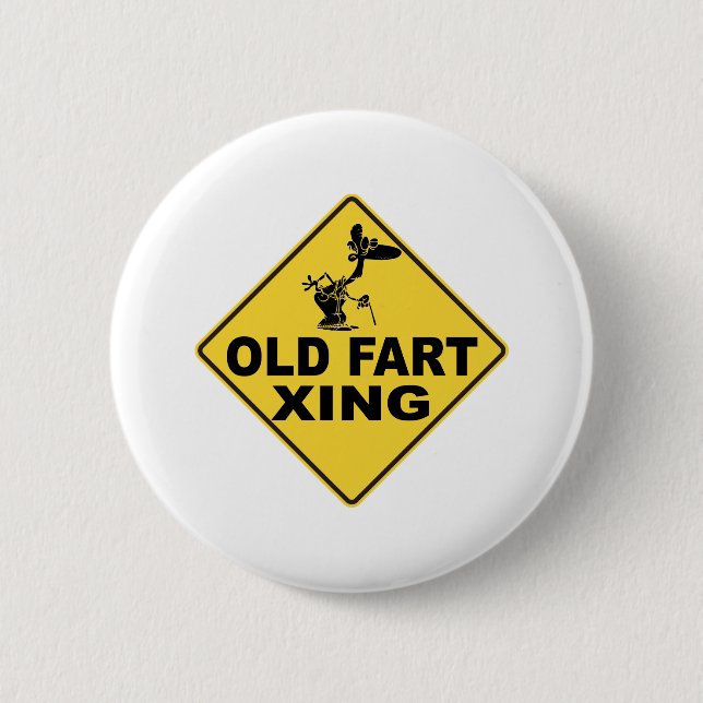 Badge Rond 5 Cm Vieux croisement de pet (Devant)