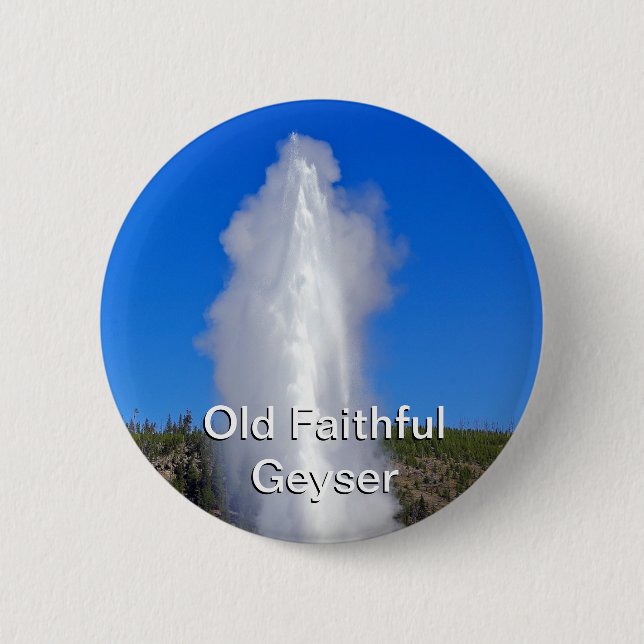 Badge Rond 5 Cm Vieux Geyser (Devant)