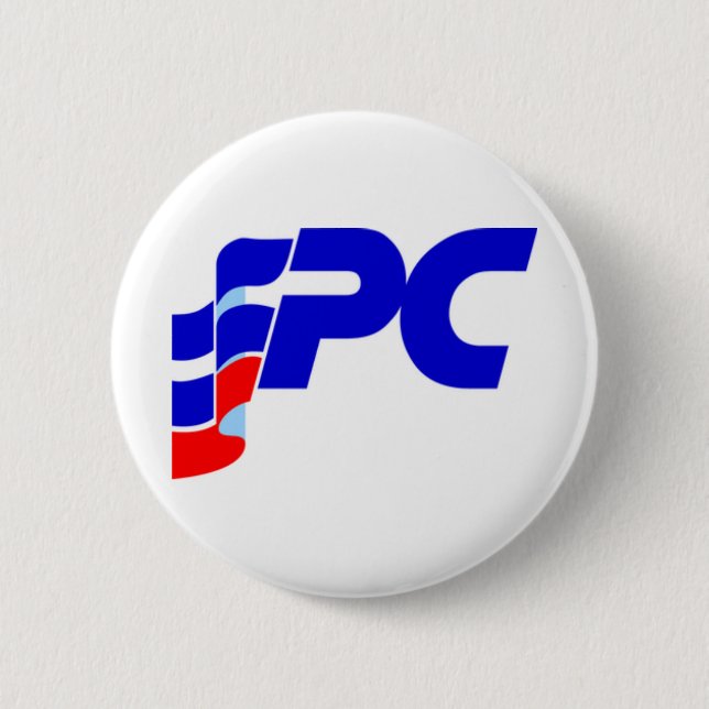 Badge Rond 5 Cm Vieux logo de Parti conservateur progressif (Devant)