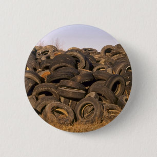 Badge Rond 5 Cm Vieux pneus vidés