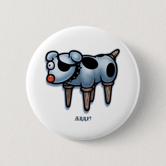Badge Rond 5 Cm Vieux sel (Devant)