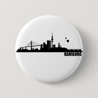 Badge Rond 5 Cm Ville de Hambourg