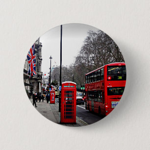 Badge Rond 5 Cm Ville de Londres