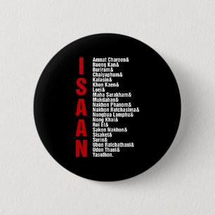 Badge Rond 5 Cm Villes d'Isaan, Thaïlande