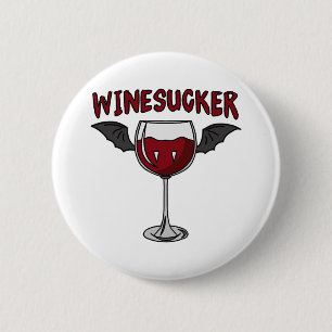 Badge Rond 5 Cm vin halloween vampire ailes sang bières partie mor