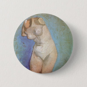 Badge Rond 5 Cm Vincent van Gogh - Statuette en plâtre d'un torse 