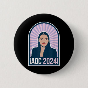 Badge Rond 5 Cm Vintage américain Aoc 2024