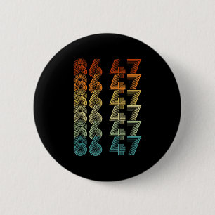 Badge Rond 5 Cm Vintage Clic 86 47 Anti Trump 2024 Impeach Preside