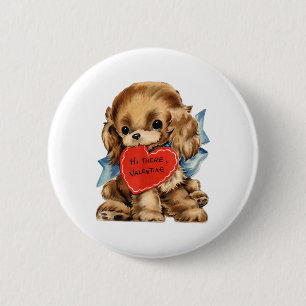 Badge Rond 5 Cm Vintage Cottagecore Retro Valentine Shop Uni Kids